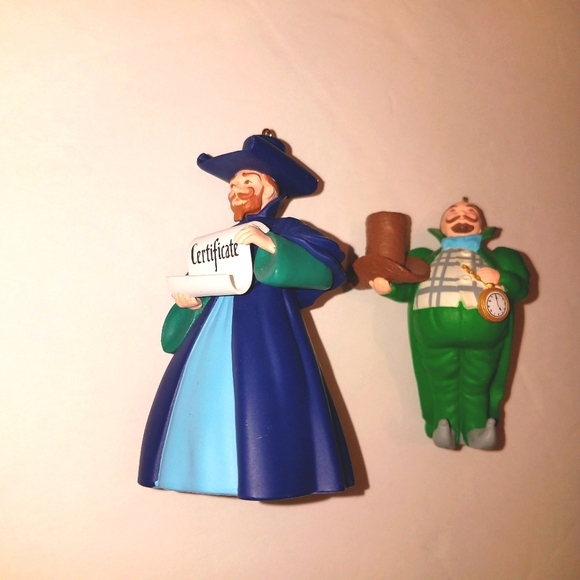 Hallmark Other - Wizard of Oz Mayor and Coroner Hallmark Ornaments